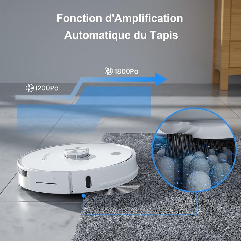 HONITURE Q6 Pro robotporszívó kiegészítő szett - Szőrös háziállatok, kemény padló és szőnyeg