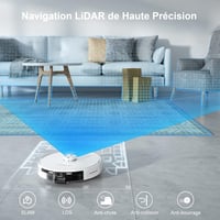 HONITURE Q6 Pro robotporszívó kiegészítő szett - Szőrös háziállatok, kemény padló és szőnyeg 3