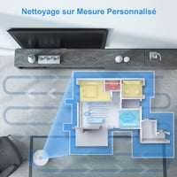 HONITURE Q6 Pro robotporszívó kiegészítő szett - Szőrös háziállatok, kemény padló és szőnyeg 8