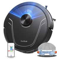Honiture V8 Pro robotski usisavač i brisač, usisna snaga 5000 Pa, Lidar navigacija, mapiranje više katova, upravljanje putem aplikacije i Alexe, za tepihe i 1