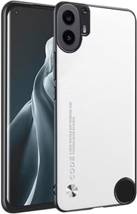 HONLEN CMF Phone 1 tok, bőr hatású üzleti telefontok, fehér 1