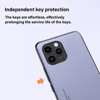 HONLEN CMF Phone 1 tok, bőr hatású üzleti telefontok, fehér 6