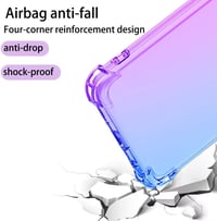 HONLEN Google Pixel 9 Pro tok Gradient Clear TPU Fekete Arany sarokvasalás 4