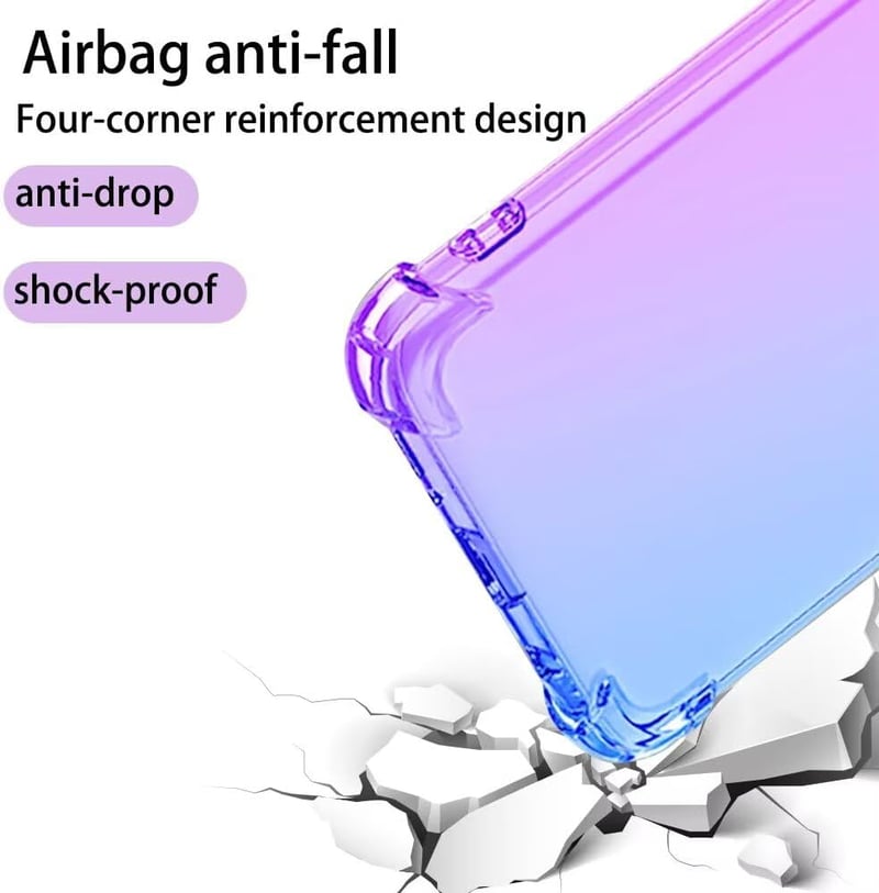 HONLEN Google Pixel 9 Pro tok Gradient Clear TPU Fekete Arany sarokvasalás