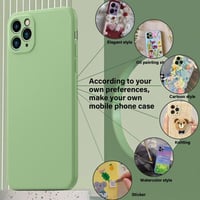 HONLEN Vivo Y52 5G / Y72 5G tok - Folyékony TPU szilikon védőtok, 6.58 colos, ejtésvédelem, karcolásálló, sötétzöld 4