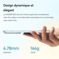 Smartfón HONOR 200 Lite 5G – 8 GB RAM, 256 GB, 6,7" AMOLED displej, 108 MP trojitý fotoaparát, tyrkysová farba – chybný (stav: pozri 2. obrázok) 7