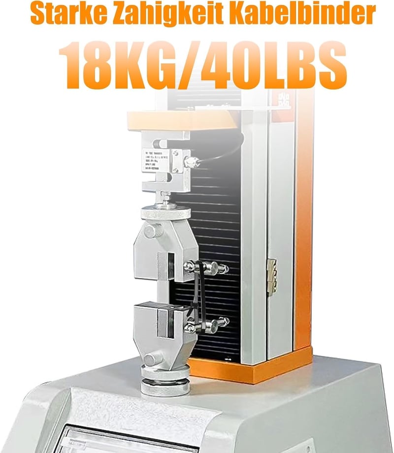 Honyear 1000 db fekete kábelkötegelő szett UV és hőálló