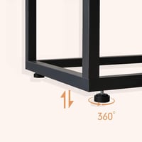 HOOBRO 120 cm ipari rusztikus cipőpad ülőbank étkező konyha bejárat hálószoba barna fekete EBF45CD01 9