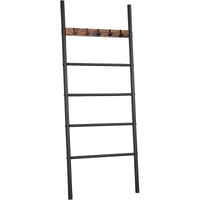 Rebríkový vešiak na uteráky HOOBRO EBF60CJ01 s 5 háčikmi – 60x177 cm 1