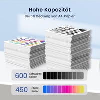 Cartuș de cerneală compatibil Hookink 603XL pentru imprimante Epson XP-2100, XP-2105, XP-3100, XP-3105, XP-4100, XP-4155, WF-2810, WF-2830, WF-2835, WF-2850, pachet de 12 bucăți 3