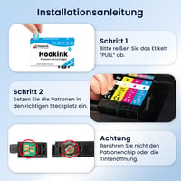 Cartuș de cerneală compatibil Hookink 603XL pentru imprimante Epson XP-2100, XP-2105, XP-3100, XP-3105, XP-4100, XP-4155, WF-2810, WF-2830, WF-2835, WF-2850, pachet de 12 bucăți 7