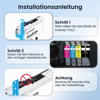 Kompatibilná atramentová kazeta Hookink LC421XL LC-421XLVAL pre tlačiarne Brother DCP-J1050DW, DCP-J1140DW, MFC-J1010DW, 8-dielne multipack balenie 7