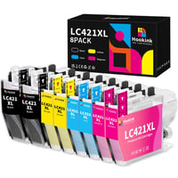 Kompatibilná atramentová kazeta Hookink LC421XL LC-421XLVAL pre tlačiarne Brother DCP-J1050DW, DCP-J1140DW, MFC-J1010DW, 8-dielne multipack balenie 1