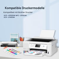 Kompatibilná atramentová kazeta Hookink LC421XL LC-421XLVAL pre tlačiarne Brother DCP-J1050DW, DCP-J1140DW, MFC-J1010DW, 8-dielne multipack balenie 2