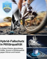 Priehľadný kryt HOOMIL Crystal Clear pre iPhone 14 Plus, ochrana proti žltnutiu, vojenská úroveň odolnosti voči nárazom 4