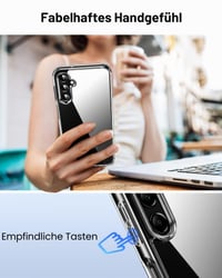 Husă HOOMIL pentru Samsung Galaxy A14 4G/5G, transparentă – Protecție anti-îngălbenire, spate din TPU cristalin 6