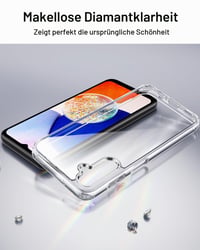 Husă HOOMIL pentru Samsung Galaxy A14 4G/5G, transparentă – Protecție anti-îngălbenire, spate din TPU cristalin 2