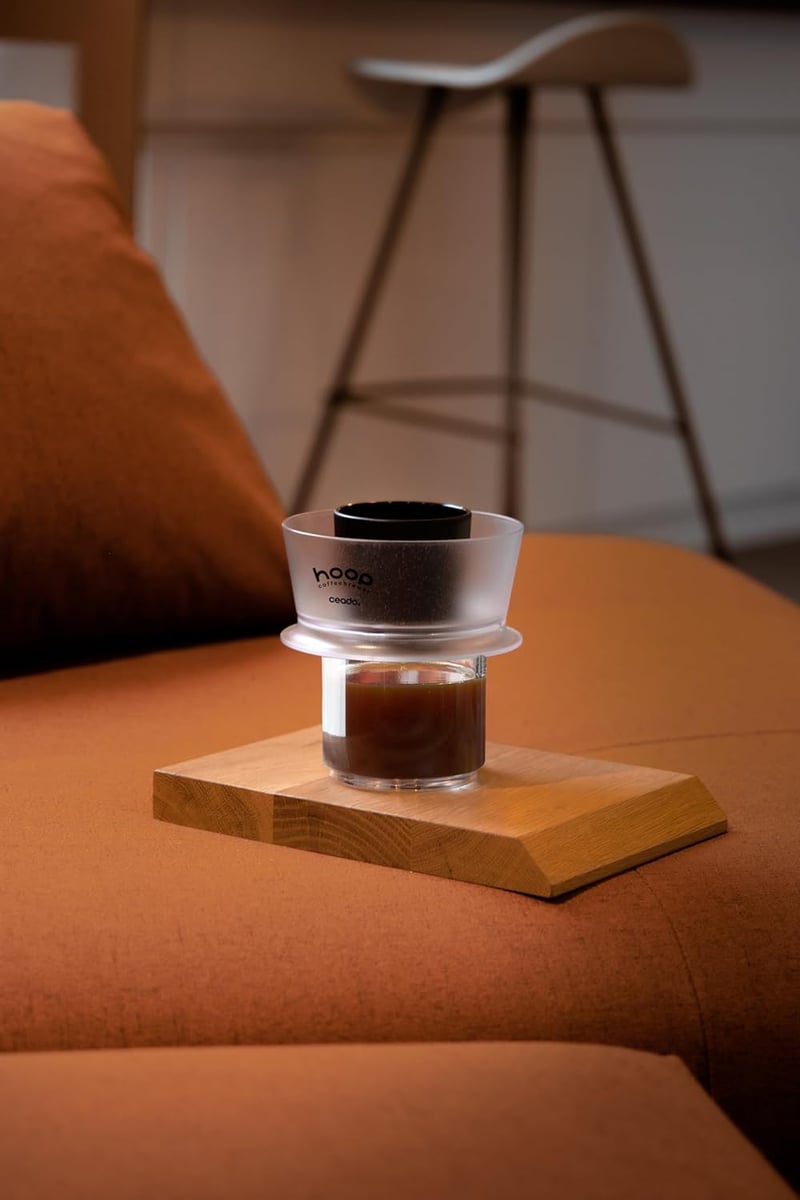 Hoop Coffee Brewer manuális csepegtetős kávéfőző radiális infúzióval