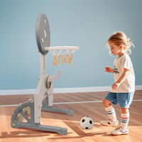 hoopyosms 4az1-ben gyerekek kosárlabda állvány labdavető futball kapu golfozás 9