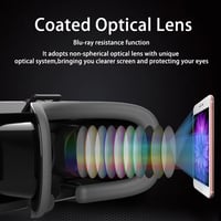 Hoorawwi Mini VR-szemüveg okostelefonhoz, 5–7,2", 3D filmekhez és játékokhoz 8