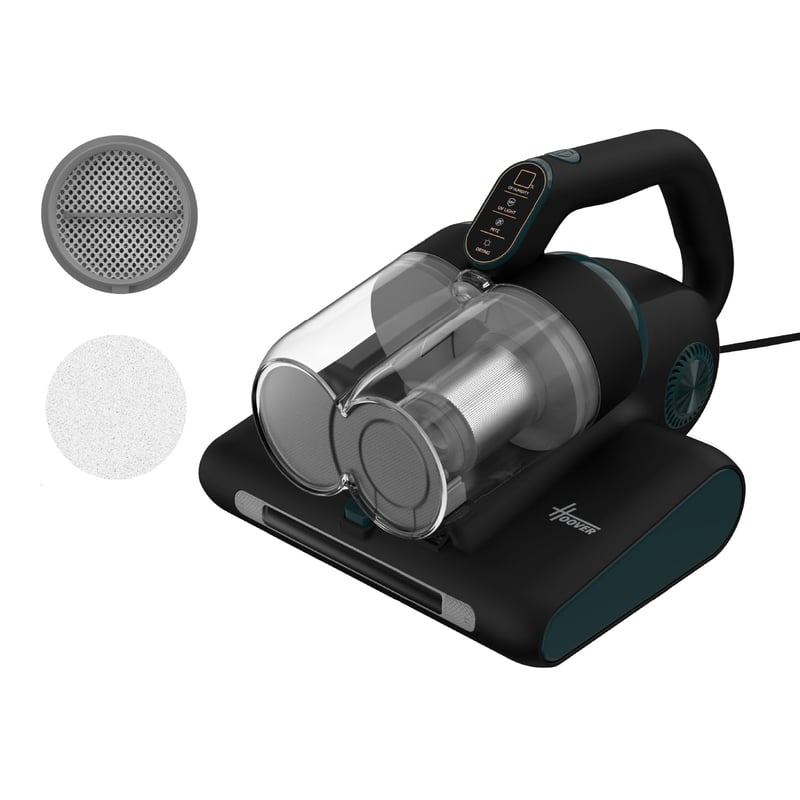 Aspirator pentru saltele Hoover HMC5 CORE antiacarieni 4-în-1 cu funcție Beat&Roll, lumină UV-C, pentru păr de animale și alergeni, rezervor XL de 600 ml, pentru saltele și tapițerie