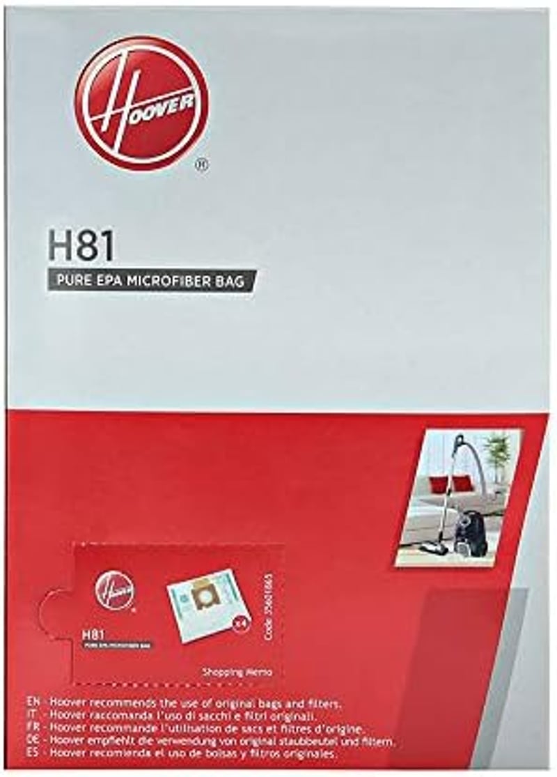 Hoover Pure HEPA H81 porszívó szűrő Telios Extra 4db