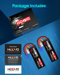 HOOVO LiPo akkumulátor 3S 11,1V 6000mAh 80C kemény tokkal EC5 csatlakozó RC 1 8 és 1 10 autókhoz teherautókhoz csónakokhoz 2 darabos készlet 7