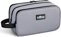 HopeBonds Neceser Impermeabil cu 3 Compartimente - Geantă de Călătorie Unisex pentru Sală, Școală - Trusă de Toaletă Compactă din Nailon Durabil 1