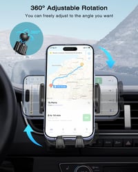 Suport Auto pentru Telefon Hoppac cu Cârlig Consolidat - Suport Sigur pentru Telefon Mobil în Mașină 8