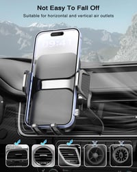 Suport Auto pentru Telefon Hoppac cu Cârlig Consolidat - Suport Sigur pentru Telefon Mobil în Mașină 5