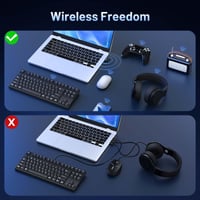 Bluetooth 5.4 USB adaptér Hoppac pre PC a systém Windows 7