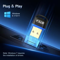 Bluetooth 5.4 USB adaptér Hoppac pre PC a systém Windows 3