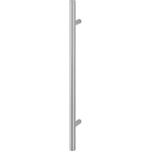 Mâner tip bară HOPPE E5011 pentru ușă de intrare, 800/560 mm, model drept, oțel inoxidabil mat