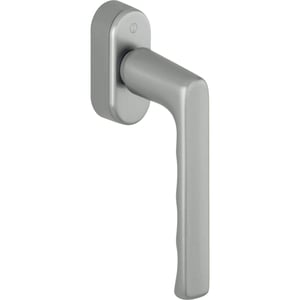 Mâner fereastră HOPPE HAMBURG Secu Forte, 90°, aspect oțel inoxidabil, pătrat 32-42 mm
