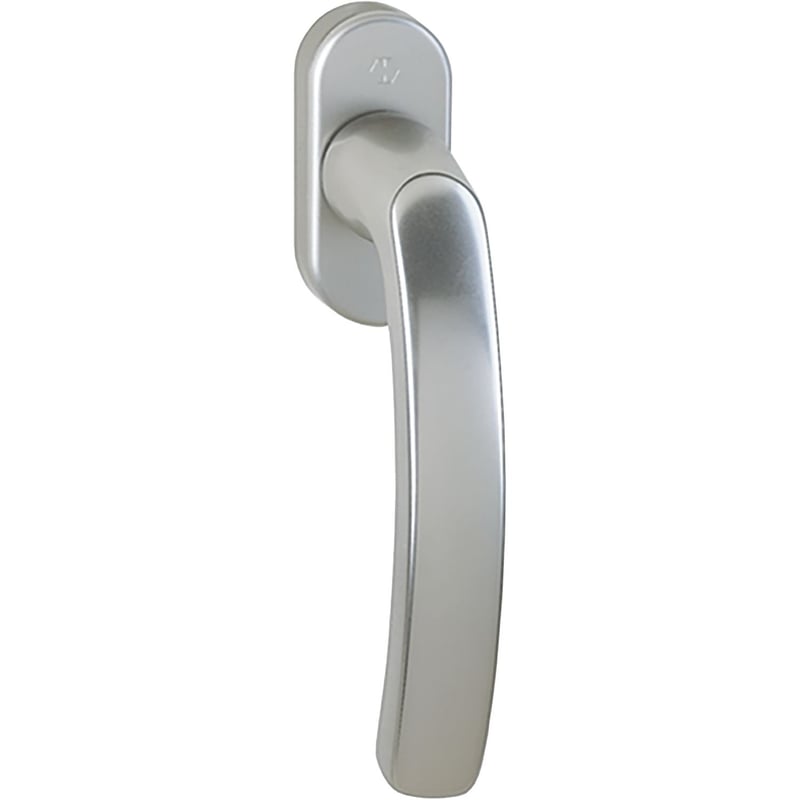 Okenná kľučka HOPPE Luxembourg VarioFit 10761612, 7 mm x 32 mm – 42 mm, strieborný elox