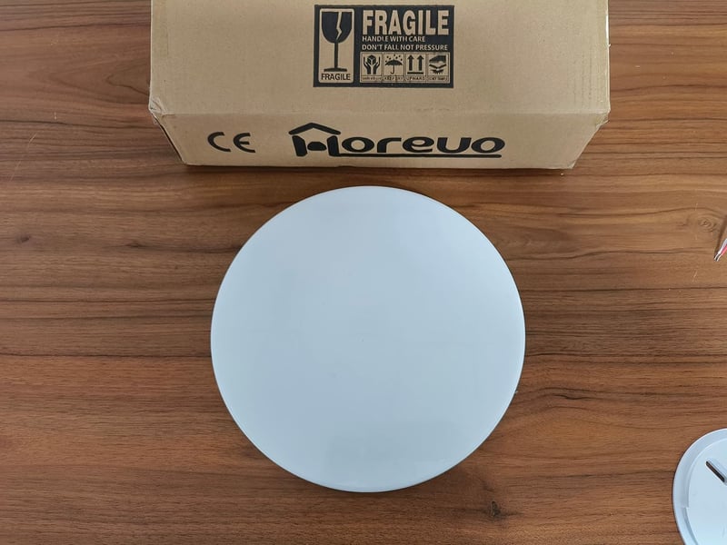 Horevo LED Mennyezeti Lámpa Mozgásérzékelővel, 12W 1200lm Radar Szenzoros Világítás Lépcsőhöz, Folyosóra, Erkélyre
