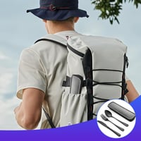 Horktrust rozsdamentes utazó evőeszköz szett tokkal, 4 részes - fekete 5