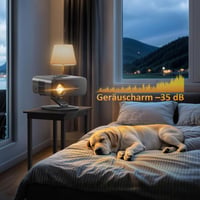 HORLAT 4K Android projektor, Full HD 1080P, WiFi 6, Bluetooth, 360° forgatható - fekete-barna 3
