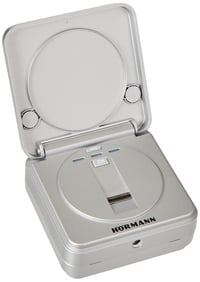 Cititor de amprente radio Hörmann FFL BS 868 MHz pentru 25 de amprente, cu capac rabatabil, gri RAL 9006, 4511870 3