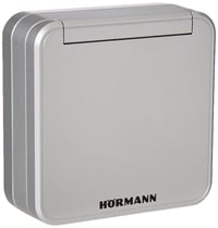 Cititor de amprente radio Hörmann FFL BS 868 MHz pentru 25 de amprente, cu capac rabatabil, gri RAL 9006, 4511870 2