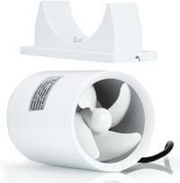 Hose Vary 100mm Csatorna Ventilátor Fürdőszoba Konyha Wc-hez Állítható Sebességgel - 100 Mm White Axial Fan 1