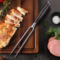 HOSHANHO vilica za meso 18 cm, dvokraka roštilj vilica za barbecue 6