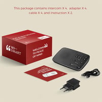 Interfon wireless bidirecțional HOSMART cu tehnologie nouă, full-duplex, rază de acțiune de 500 m, pentru casă și afaceri 8