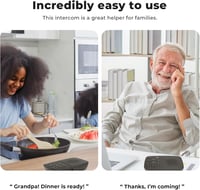 Interfon wireless bidirecțional HOSMART cu tehnologie nouă, full-duplex, rază de acțiune de 500 m, pentru casă și afaceri 4