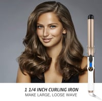 Hoson 32mm Kerámia Göndörítő Pro LCD Kijelzővel 9 Hőfokozat 110-210°C 2