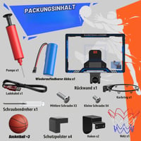 Hot Bee Detský interiérový basketbalový kôš s premietaním a počítaním bodov, mini basketbalový kôš do izby, darček pre chlapcov od 8 do 13 rokov 7