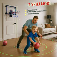 Hot Bee Detský interiérový basketbalový kôš s premietaním a počítaním bodov, mini basketbalový kôš do izby, darček pre chlapcov od 8 do 13 rokov 4