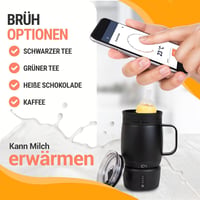 Hot Kup Önmelegítő Okos Bögre Teljes Hőmérséklet Szabályozással 4