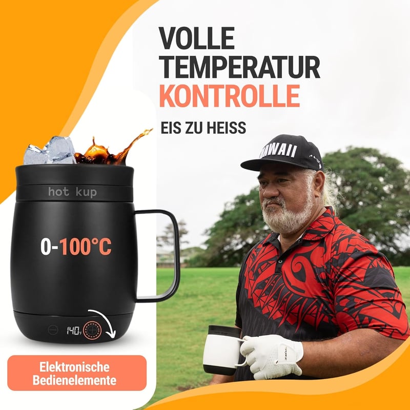 Hot Kup Önmelegítő Okos Bögre Teljes Hőmérséklet Szabályozással