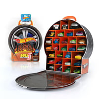 Kufřík na autíčka Hot Wheels – prenosný organizér na 29 autíčok s praktickou rukoväťou, bez autíčok 1